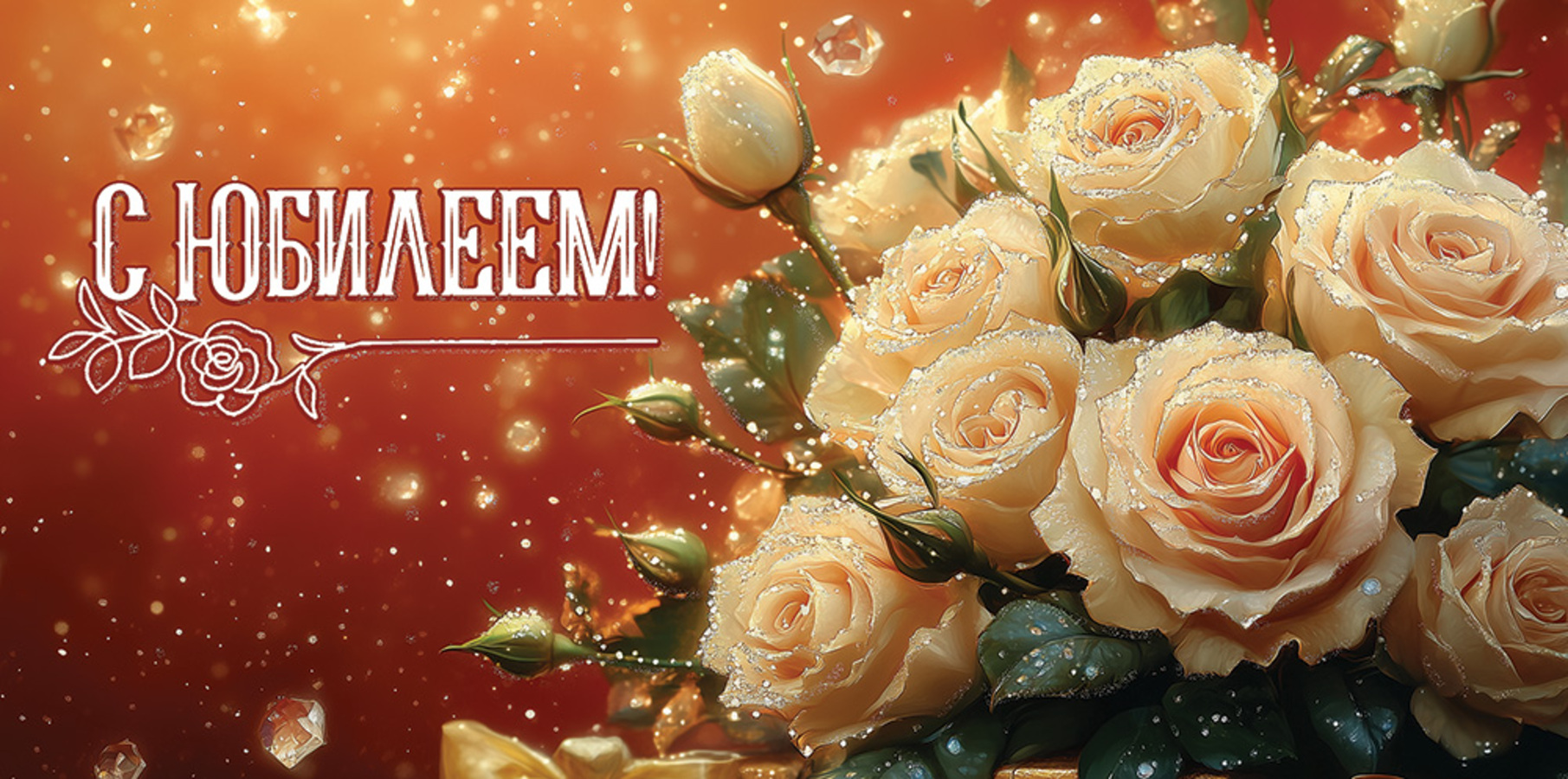 

5.0000590 Конверт для денег Евро С Юбилеем! (жен) С текстом Блестки